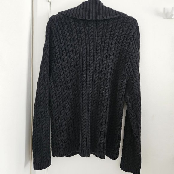 Jeanne Pierre Black Cardigan, SZ: XL - Picture 2 of 7